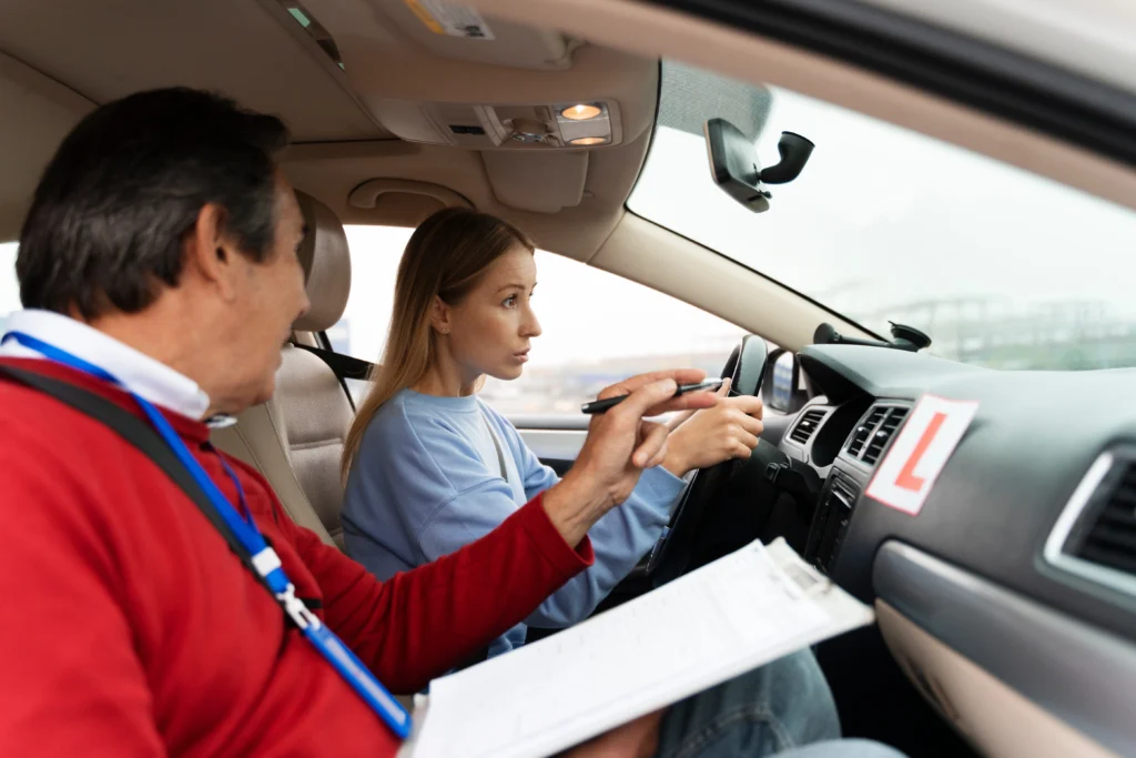 Automatic driving test preparation