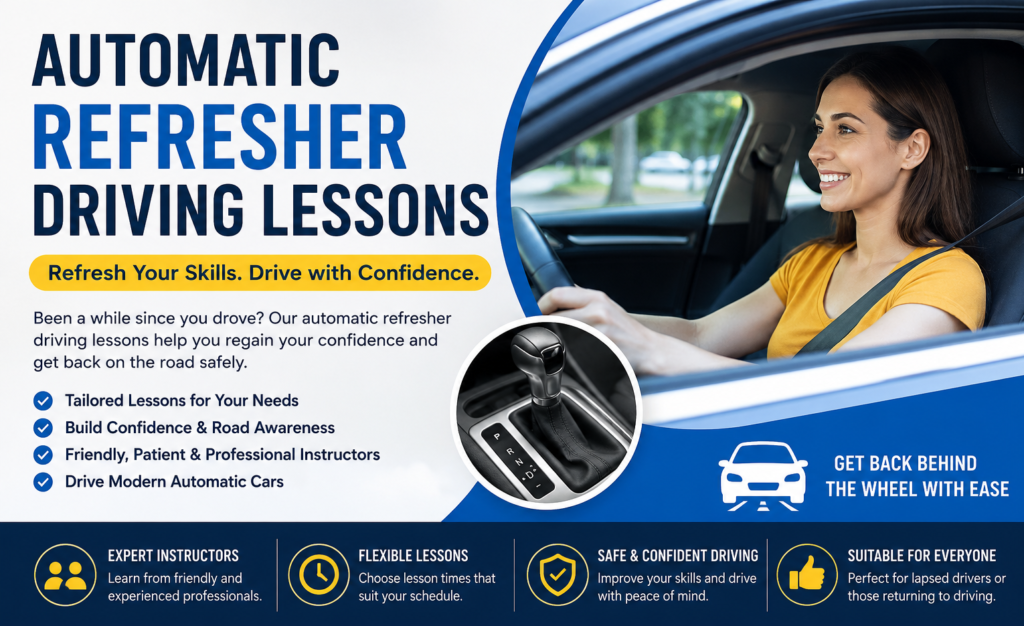 Automatic refresher driving lessons